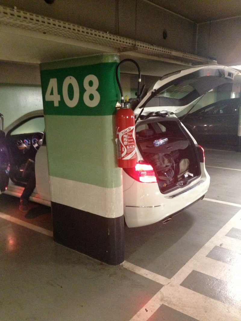 Parked somewhere in Paris.